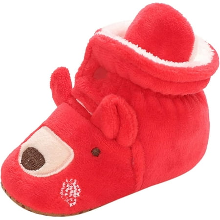 QWZNDZGR Baby Cozy Fleece Snow Booties Warm Lined Stay On Toddler Snow Warm Prewalker Newborn Boots with Non Skid Bottom
QWZNDZGR Baby Cozy Fleece Snow Booties Warm Lined Stay On Toddler Snow Warm Prewalker Newborn Boots with Non Skid Bottom