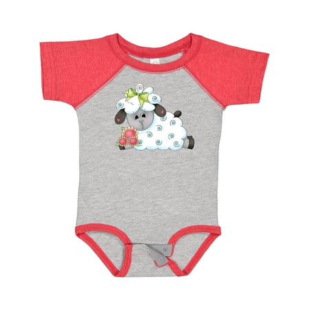 Inktastic Little Bow Sheep Gift Baby Boy Bodysuit