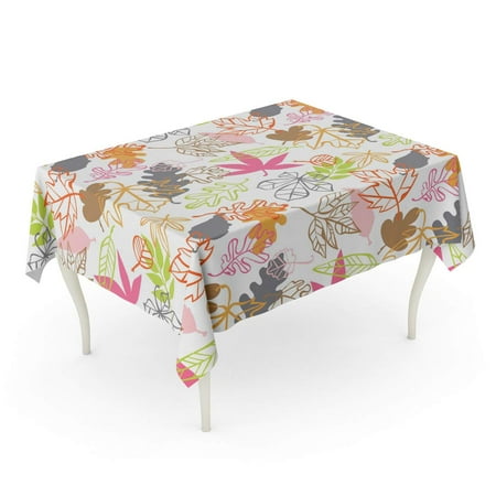 KDAGR Abstract Autumn Leaves Pattern Cartoon Drawing Fall Happy Leaf Tablecloth Table Desk Cover Home Party Decor 60x120 inch
KDAGR Abstract Autumn Leaves Pattern Cartoon Drawing Fall Happy Leaf Tablecloth Table Desk Cover Home Party Decor 60x120 inch