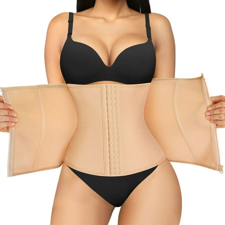 Eleady Women Waist Trainer Corset Zipper Hook Shapewear Double Control Body Shaper Tummy Waist Cincher(Beige Medium)
Eleady Women Waist Trainer Corset Zipper Hook Shapewear Double Control Body Shaper Tummy Waist Cincher(Beige Medium)