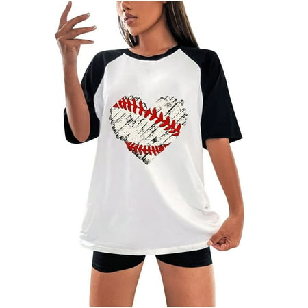 kakina CMSX Cute Tops for Women Fashion Summer Round Neck Leisure Short Sleeve Baseball Printed Tops Cute Tops for Teens White M
kakina CMSX Cute Tops for Women Fashion Summer Round Neck Leisure Short Sleeve Baseball Printed Tops Cute Tops for Teens White M