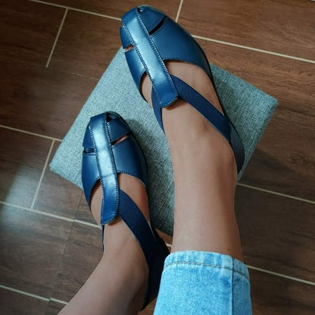 uikmnh Women Shoes Womens Flats Casual Beach Shoes Summer Ladies Round Toe Slip-On Roman Sandals Blue 6.5
uikmnh Women Shoes Womens Flats Casual Beach Shoes Summer Ladies Round Toe Slip-On Roman Sandals Blue 6.5