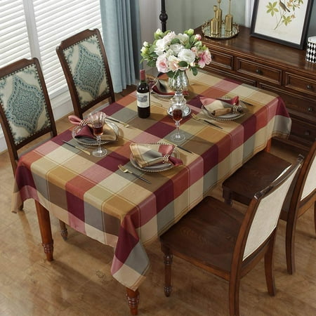Rectangle Tablecloth 60 x 84 Inch Checkered Table Cloths Spillproof Anti-Shrink Soft and Wrinkle Resistant Decorative Fabric Table Cover for Kitchen Dinning Tabletop Outdoor(Rectangle/Oblong Red)
Rectangle Tablecloth 60 x 84 Inch Checkered Table Cloths Spillproof Anti-Shrink Soft and Wrinkle Resistant Decorative Fabric Table Cover for Kitchen Dinning Tabletop Outdoor(Rectangle/Oblong Red)
