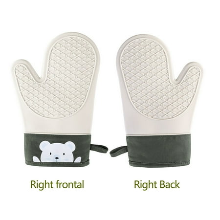 Thermal Protection Non-slip Silicone Oven Mitt Set Soft Cotton Lining Extra Long Elasticated Thick Cooking Mitts Kitchen Gloves Pot Liners Green
Thermal Protection Non-slip Silicone Oven Mitt Set Soft Cotton Lining Extra Long Elasticated Thick Cooking Mitts Kitchen Gloves Pot Liners Green