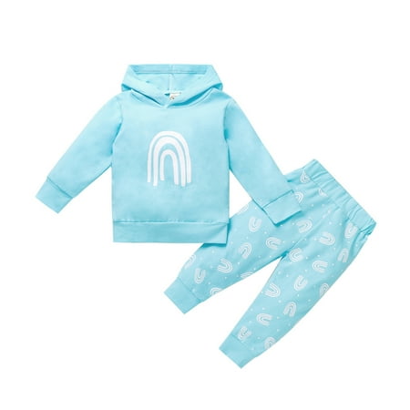 Winter Savings Clearance! Dezsed Toddler Girl Outfits Baby Rainbow Printed Hoodie Pullover Tops + Rainbow Pants Sets 0-3Y Kids Sportswear Winter Boys Outfit Set Baby Clothes
Winter Savings Clearance! Dezsed Toddler Girl Outfits Baby Rainbow Printed Hoodie Pullover Tops + Rainbow Pants Sets 0-3Y Kids Sportswear Winter Boys Outfit Set Baby Clothes