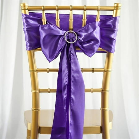 Efavormart 5pcs Purple SATIN Chair Sashes Tie Bows for Wedding Events Decor Chair Bow Sash Party Decoration Supplies 6 x106
Efavormart 5pcs Purple SATIN Chair Sashes Tie Bows for Wedding Events Decor Chair Bow Sash Party Decoration Supplies 6 x106