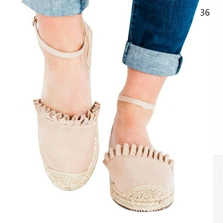 Women Flat Shoes Hollow Side Soft Breathable Wear-resistant Female Shoes for Summer 36
Women Flat Shoes Hollow Side Soft Breathable Wear-resistant Female Shoes for Summer 36