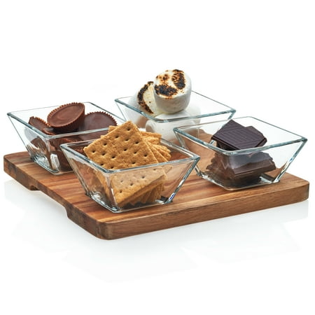Libbey Acaciawood 4-Piece Cheese Board Serving Set with Wood Serving Board
Libbey Acaciawood 4-Piece Cheese Board Serving Set with Wood Serving Board