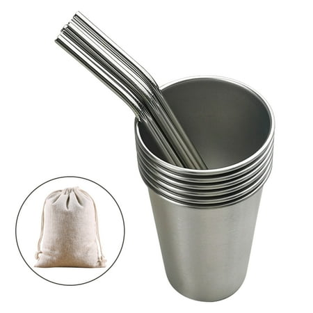 Mewmewcat 36PCS 500ml Stainless Steel Cups and 6PCS Stainless Steel Straws Stainless Steel Cups Stackable Cups Drinking Cups Metal Cups Suitable for Camping Party Home Travel Bar
Mewmewcat 36PCS 500ml Stainless Steel Cups and 6PCS Stainless Steel Straws Stainless Steel Cups Stackable Cups Drinking Cups Metal Cups Suitable for Camping Party Home Travel Bar