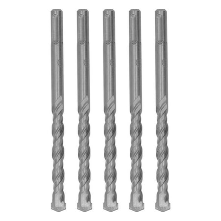 5 Pcs Rotary Hammer Drill Bit 160mm Length 2 Flute Self Centering Carbide Tip Impact Drill Bits for Brick Stone Concrete 12mm/0.47in 
5 Pcs Rotary Hammer Drill Bit 160mm Length 2 Flute Self Centering Carbide Tip Impact Drill Bits for Brick Stone Concrete 12mm/0.47in