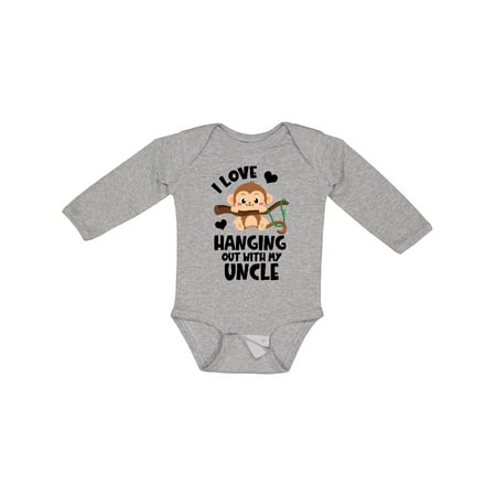 Inktastic Monkey I Love Hanging out with My Uncle Gift Baby Boy or Baby Girl Long Sleeve Bodysuit
Inktastic Monkey I Love Hanging out with My Uncle Gift Baby Boy or Baby Girl Long Sleeve Bodysuit