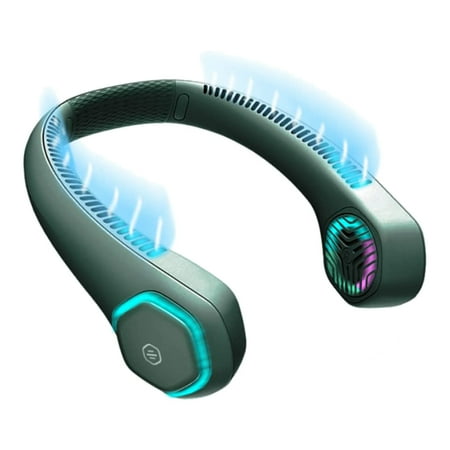 Colorful Leafless Neck Fan with Light Super Soft Silicon Support Arm Wearable Personal Fan Hands Free Bladeless Fan
Colorful Leafless Neck Fan with Light Super Soft Silicon Support Arm Wearable Personal Fan Hands Free Bladeless Fan