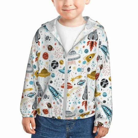 Ocsxa Cartoon Space Print Kids Active Zipper Sun Protection Jacket Boys Girls Hooded Cooling Shirt-2 Years
Ocsxa Cartoon Space Print Kids Active Zipper Sun Protection Jacket Boys Girls Hooded Cooling Shirt-2 Years