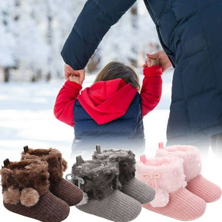 SPRING PARK Baby Girl Boots Newborn Shoes Winter Snow Ball Anti-Slip Soft Sole Warm Infant Toddler Prewalker Booties
SPRING PARK Baby Girl Boots Newborn Shoes Winter Snow Ball Anti-Slip Soft Sole Warm Infant Toddler Prewalker Booties