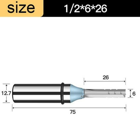 1/2 Shank 3 Flutes Cutting Straight Router Bit CNC Trimming Slot Milling Cutter
1/2 Shank 3 Flutes Cutting Straight Router Bit CNC Trimming Slot Milling Cutter