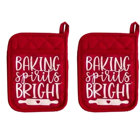 Mosey 1 Pair Oven Mittens Christmas Style Thickened Ant-scalding Heat Insulated Hanging Hole Soft Oven Mitts Kitchen Cooking Baking Gift Oven Gloves
Mosey 1 Pair Oven Mittens Christmas Style Thickened Ant-scalding Heat Insulated Hanging Hole Soft Oven Mitts Kitchen Cooking Baking Gift Oven Gloves