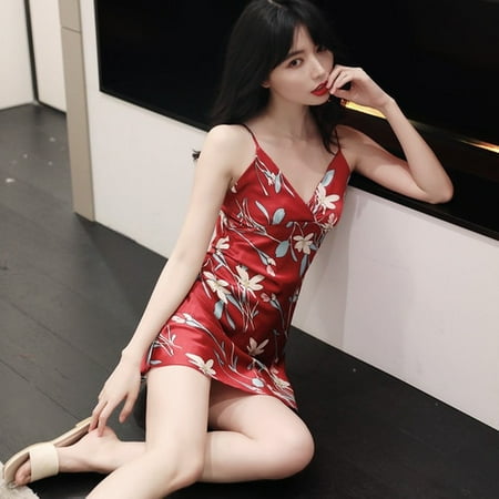 PIKADINGNIS Summer Women Sleepwear Silk Nighty Nightdress Sexy Lingerie Nightgown Lady Off Shoulder Nightwear Female Night Home wear Dress
PIKADINGNIS Summer Women Sleepwear Silk Nighty Nightdress Sexy Lingerie Nightgown Lady Off Shoulder Nightwear Female Night Home wear Dress