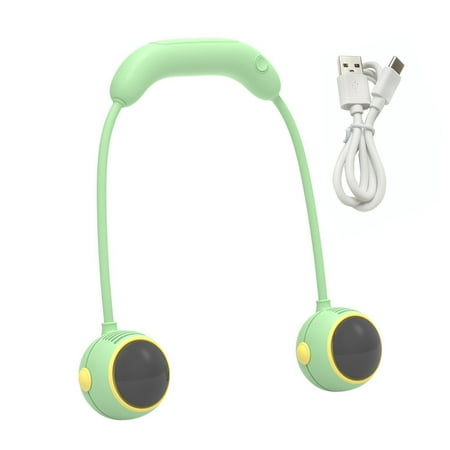 YEAUEME Portable Hanging Neck Bladeless Fan 360-degree Surround Wind 3 Speeds 1200mAh Battery Operated USB Rechargeable Wearable Personal Fan for Home Travel Outdoor
YEAUEME Portable Hanging Neck Bladeless Fan 360-degree Surround Wind 3 Speeds 1200mAh Battery Operated USB Rechargeable Wearable Personal Fan for Home Travel Outdoor