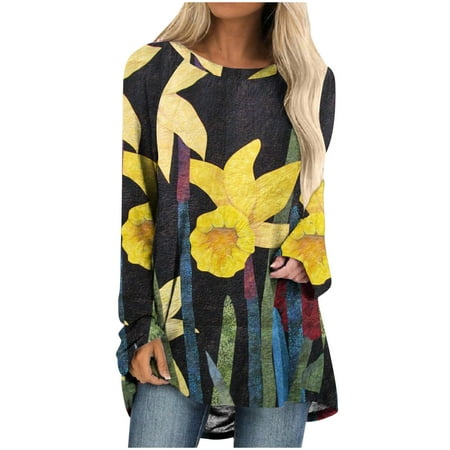 Women Long Sleeve Tops Long Sleeve Shirts for Women Under Scrubs Women s Casual Sexy Elegant Fashion Casual Long Sleeve Round Neck Tops Loose Fit Printed Shirts Blouse Long Sleeve Blouses
Women Long Sleeve Tops Long Sleeve Shirts for Women Under Scrubs Women s Casual Sexy Elegant Fashion Casual Long Sleeve Round Neck Tops Loose Fit Printed Shirts Blouse Long Sleeve Blouses