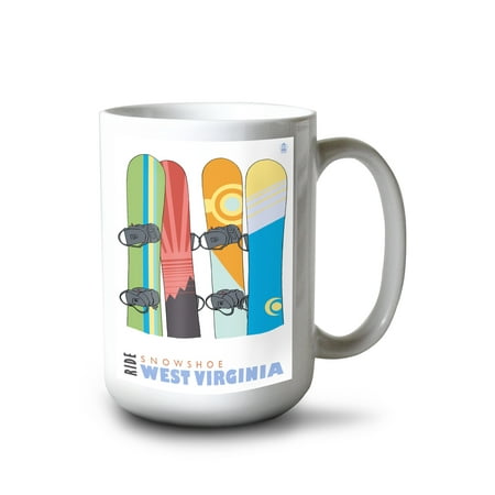 15 fl oz Ceramic Mug Snowshoe West Virginia Snowboards in Snow Dishwasher & Microwave Safe
15 fl oz Ceramic Mug Snowshoe West Virginia Snowboards in Snow Dishwasher & Microwave Safe
