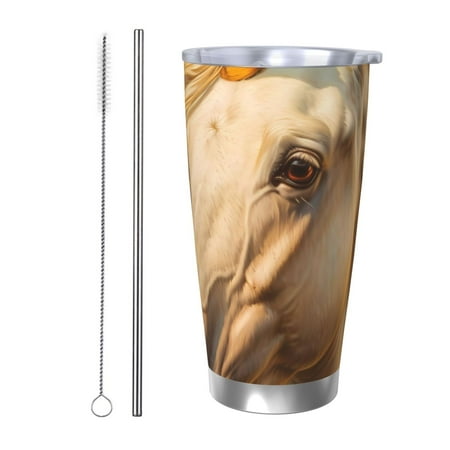 Ocsxa Rainbow White Horse Pattern 20oz Travel Coffee Mug with Flip Lid Stainless Steel Insulated Insulated Coffee Mug Thermal Cup with Splash Proof Sliding Lid-Straw Two-piece Set
Ocsxa Rainbow White Horse Pattern 20oz Travel Coffee Mug with Flip Lid Stainless Steel Insulated Insulated Coffee Mug Thermal Cup with Splash Proof Sliding Lid-Straw Two-piece Set
