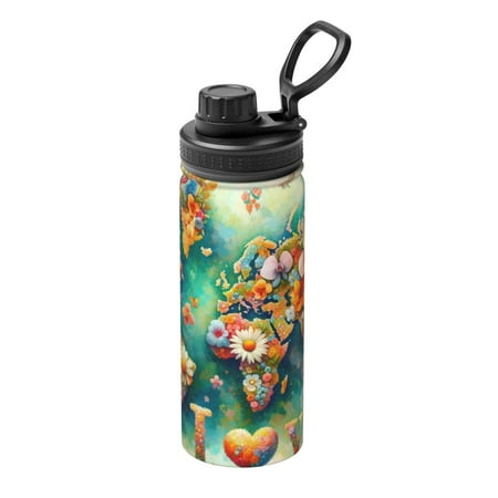 Gaeub Colorful World Map Print Stainless Steel Water Bottle 18oz Sports Insulated Kettle for Women Men Suitable as a Gift
Gaeub Colorful World Map Print Stainless Steel Water Bottle 18oz Sports Insulated Kettle for Women Men Suitable as a Gift