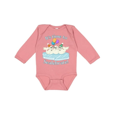 Inktastic It s Time to Sealebrate Seals with Balloons and Party Hats Gift Baby Boy or Baby Girl Long Sleeve Bodysuit
Inktastic It s Time to Sealebrate Seals with Balloons and Party Hats Gift Baby Boy or Baby Girl Long Sleeve Bodysuit