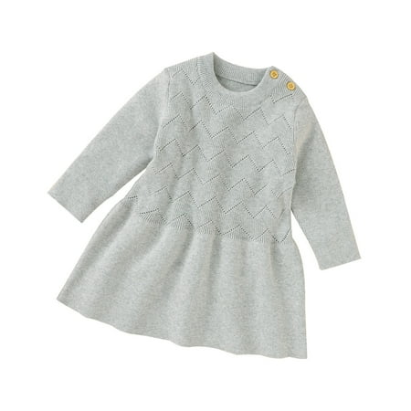One opening Breathable Baby Girls Knitted Toddlers Sweet Style Solid Color Long Sleeve Princess Dress
One opening Breathable Baby Girls Knitted Toddlers Sweet Style Solid Color Long Sleeve Princess Dress