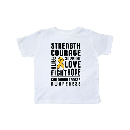 Inktastic Childhood Cancer Awareness Strength Hope Support Love Fight Gift Toddler Boy or Toddler Girl T-Shirt
Inktastic Childhood Cancer Awareness Strength Hope Support Love Fight Gift Toddler Boy or Toddler Girl T-Shirt