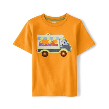 Gymboree Boys and Toddler Embroidered Graphic Short Sleeve T-Shirts Truck 3T
Gymboree Boys and Toddler Embroidered Graphic Short Sleeve T-Shirts Truck 3T