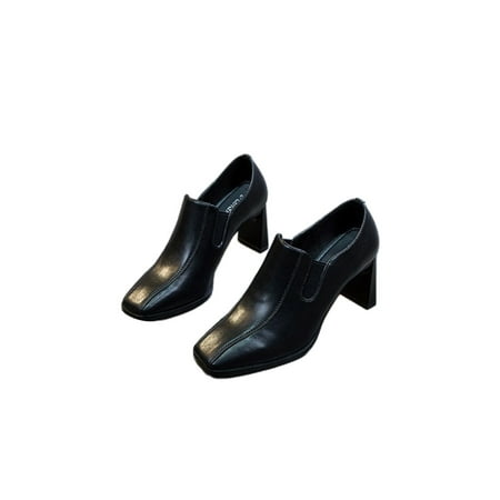 Ymiytan Ladies Dress Pump Shoes Slip On Pumps Chunky Block Heel High Heels Casual Office Shoe Comfort Square Toe Black 5.5
Ymiytan Ladies Dress Pump Shoes Slip On Pumps Chunky Block Heel High Heels Casual Office Shoe Comfort Square Toe Black 5.5