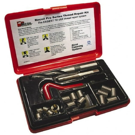 Recoil 36 Inserts M6x1.00 Metric Coarse Free-Running Insert & Screw-Locking Insert Thread Repair Kit
Recoil 36 Inserts M6x1.00 Metric Coarse Free-Running Insert & Screw-Locking Insert Thread Repair Kit