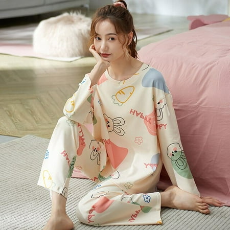 DanceeMangoo New Long Sleeve Cotton Pajamas Set Young Style Women Sleepwear Autumn Lady Nightwear Casual Home Cloth Soft Comfortable Pyjamas
DanceeMangoo New Long Sleeve Cotton Pajamas Set Young Style Women Sleepwear Autumn Lady Nightwear Casual Home Cloth Soft Comfortable Pyjamas