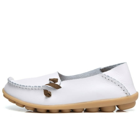 HIBRO Fashion Womens Breathable Lace Up Shoes Flats Casual Shoes