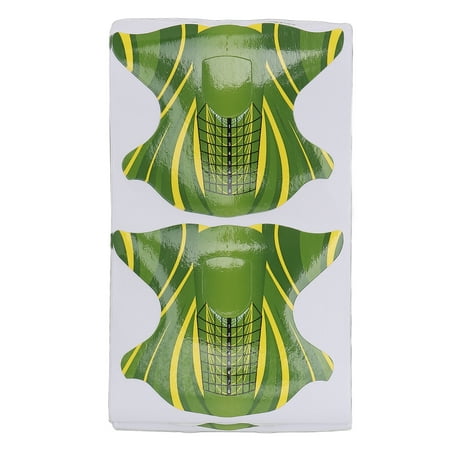 Nail Guide Form Safe Flexible Eco Friendly Nail Form 100pcs For Home For Nail Salon Green
Nail Guide Form Safe Flexible Eco Friendly Nail Form 100pcs For Home For Nail Salon Green
