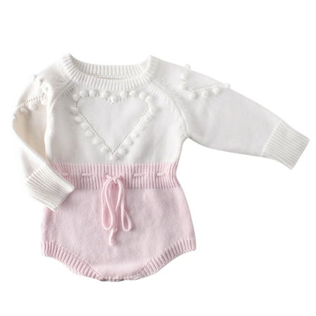 Fsqjgq Boys Colla Sweater Girl Sweater Boy Baby Knitted Outfits Winter Heart Romper Bodysuit Autumn Clothes Girls Romper&Jumpsuit Youth Christmas Sweater Boys Cotton Blend Pink 66
Fsqjgq Boys Colla Sweater Girl Sweater Boy Baby Knitted Outfits Winter Heart Romper Bodysuit Autumn Clothes Girls Romper&Jumpsuit Youth Christmas Sweater Boys Cotton Blend Pink 66