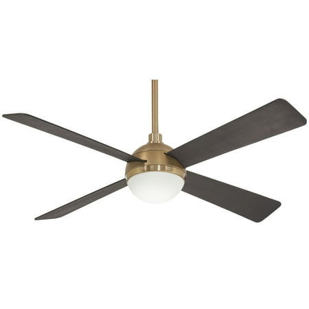 54 Minka Aire Orb Brushed Brass LED Ceiling Fan with Remote Control