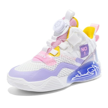 Children s Basketball Shoes Colorful Non-slip High Top Rotating Button Sneakers For Outdoor Sports Boys And Girls
Children s Basketball Shoes Colorful Non-slip High Top Rotating Button Sneakers For Outdoor Sports Boys And Girls