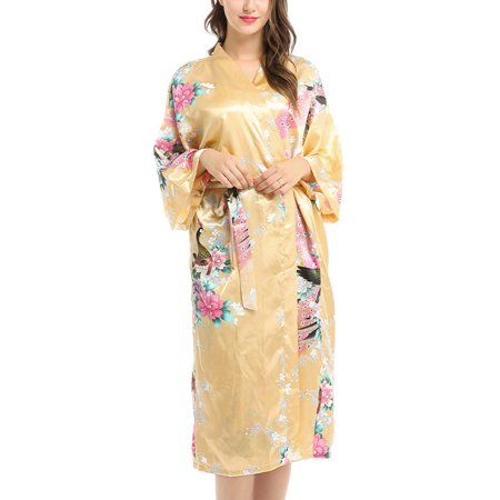 Lumento Ladies Lightweight Lounge Robe Loose 3/4 Sleeve Bathrobe Nightwear Kimono Pajamas Yellow L
Lumento Ladies Lightweight Lounge Robe Loose 3/4 Sleeve Bathrobe Nightwear Kimono Pajamas Yellow L