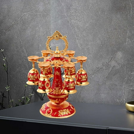 European Style Small Goblets 3D Embossment Serving Cup Drinkware Set Decorative Red
European Style Small Goblets 3D Embossment Serving Cup Drinkware Set Decorative Red