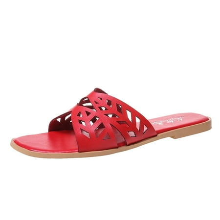 ZTTD Sandals For Women Ladies Fashion Solid Flat Carved Slippers Sandals Casual Shoes Women s Slipper A
ZTTD Sandals For Women Ladies Fashion Solid Flat Carved Slippers Sandals Casual Shoes Women s Slipper A
