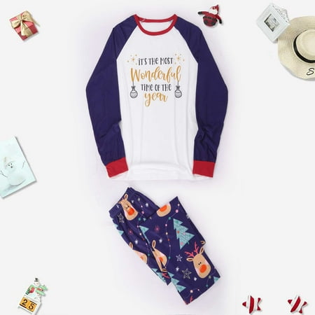 Christmas Family Pajamas Christmas Men Dad Printed Blouse Tops+Pants Family Matching Pajamas Set for Daddy Blue L
Christmas Family Pajamas Christmas Men Dad Printed Blouse Tops+Pants Family Matching Pajamas Set for Daddy Blue L