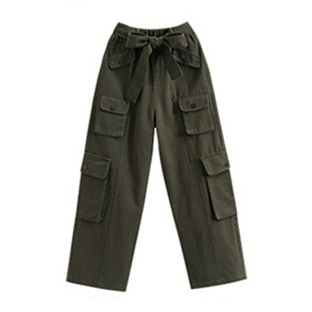 Pedort Girls Pants Casual Cotton Girl s Casual Split Hem Elastic High Waisted Pocket Sweatpants Long Trousers AG 140
Pedort Girls Pants Casual Cotton Girl s Casual Split Hem Elastic High Waisted Pocket Sweatpants Long Trousers AG 140