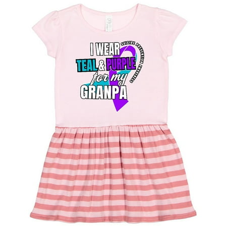 Inktastic Suicide Prevention I Wear Teal and Purple for My Granpa Gift Toddler Girl Dress
Inktastic Suicide Prevention I Wear Teal and Purple for My Granpa Gift Toddler Girl Dress