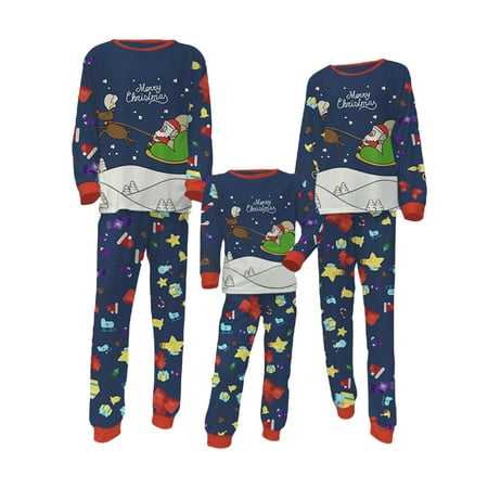 FOCUSNORM Matching Family Pajamas Sets Christmas PJ s Sleepwear Santa Printed Top with Bottom for Adult Kids Baby
FOCUSNORM Matching Family Pajamas Sets Christmas PJ s Sleepwear Santa Printed Top with Bottom for Adult Kids Baby