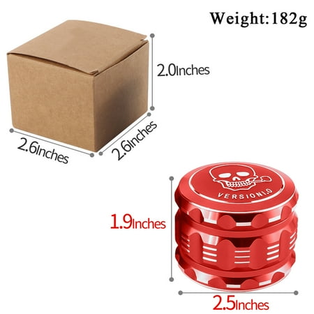 Spice Mills Grinder Machine with Skull Pattern for Spice Skull Pattern for Spice 2.5 (Red)
Spice Mills Grinder Machine with Skull Pattern for Spice Skull Pattern for Spice 2.5 (Red)