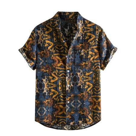 Trench Coats for Women Fleece Jacket Women Men Hawaiian Short Sleeve Beach Stand-up Collar Shirt Printed Summer Casual Button Down Shirts Long Cardigans for Women New Arrival Womens Coat Brown L
Trench Coats for Women Fleece Jacket Women Men Hawaiian Short Sleeve Beach Stand-up Collar Shirt Printed Summer Casual Button Down Shirts Long Cardigans for Women New Arrival Womens Coat Brown L