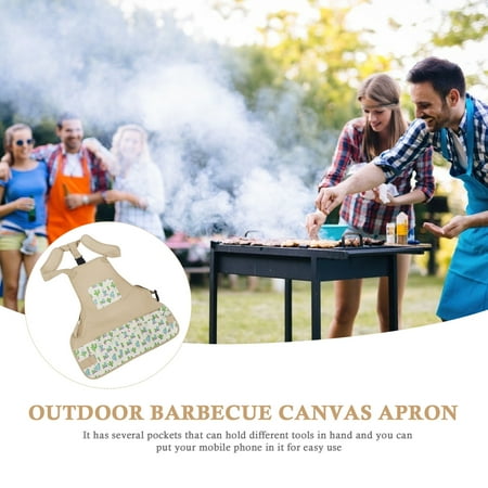 BBQ pocket apron Outdoor Barbecue Apron Picnic Oil Proofing Protective Apron with Pockets
BBQ pocket apron Outdoor Barbecue Apron Picnic Oil Proofing Protective Apron with Pockets