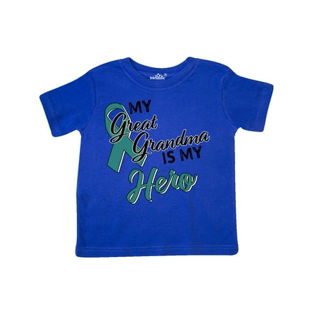 Inktastic My Great Grandma is my Hero- Ovarian Cancer Awareness Gift Toddler Boy or Toddler Girl T-Shirt
Inktastic My Great Grandma is my Hero- Ovarian Cancer Awareness Gift Toddler Boy or Toddler Girl T-Shirt