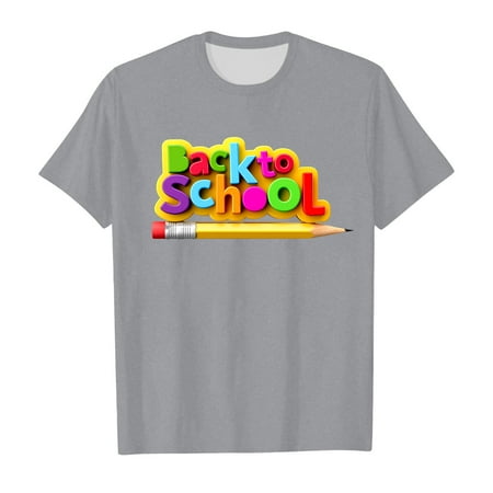 Girls T Shirts Size 6 School Season Girls T Shirt Summer Short Sleeved Tops Soft and Comfortable Back to School Pattern Fashion Cartoon Casual Style Clothes for Girls 10-12 1-Grey 160
Girls T Shirts Size 6 School Season Girls T Shirt Summer Short Sleeved Tops Soft and Comfortable Back to School Pattern Fashion Cartoon Casual Style Clothes for Girls 10-12 1-Grey 160